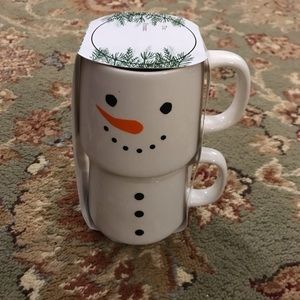 Target BP snowman stackable mug set 2022